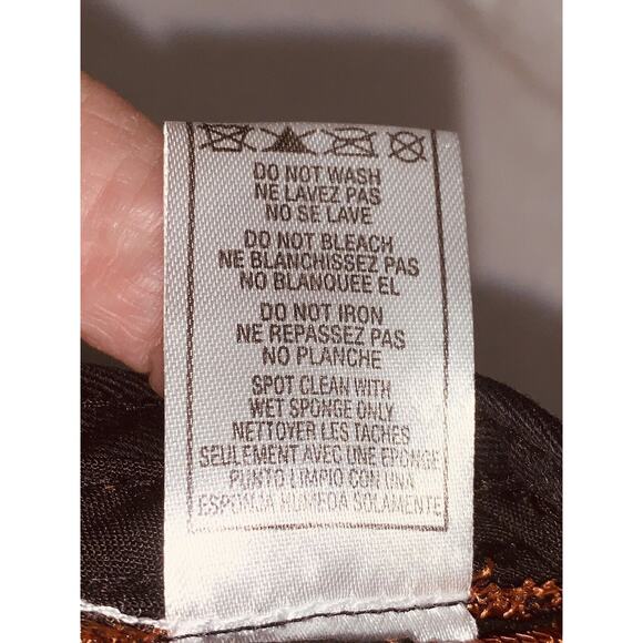 Lakeside Bait & Tackle Trucker Hat Cap Mesh Snapback Sewn Burnt Sienna Black - Picture 9 of 10